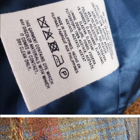 Anthropologie Plaid Blazer in Orange and Brown - Picture 12 of 13